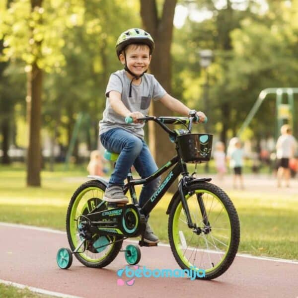 Bicikl Crosser 724-20 crno-zeleni