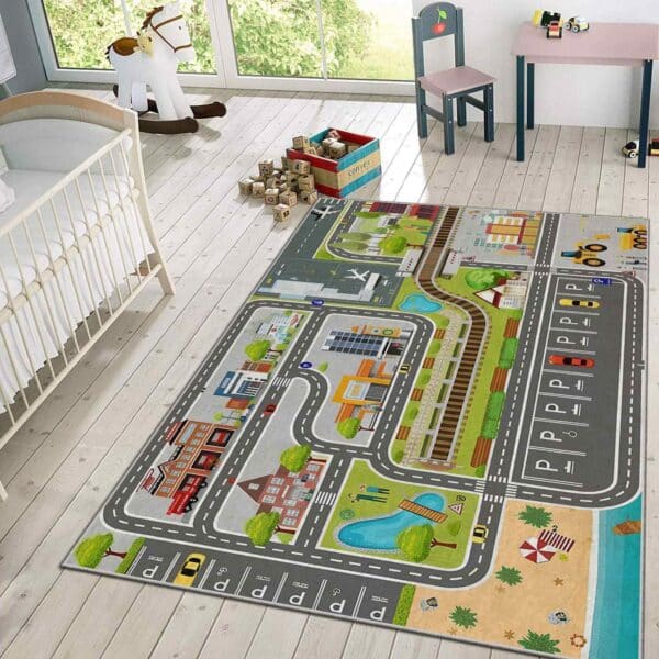 Tepih za dečake Parking staza TG-235