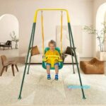 Metalna ljuljaska za decu 846 - Zelena