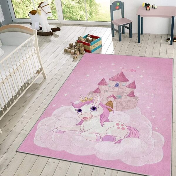 Dečiji tepih Zamak I jednorog Tg-2107