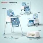 Hranilica za bebe 4u1 BABY LINE Y22 – Plava Veverica - Slika 2