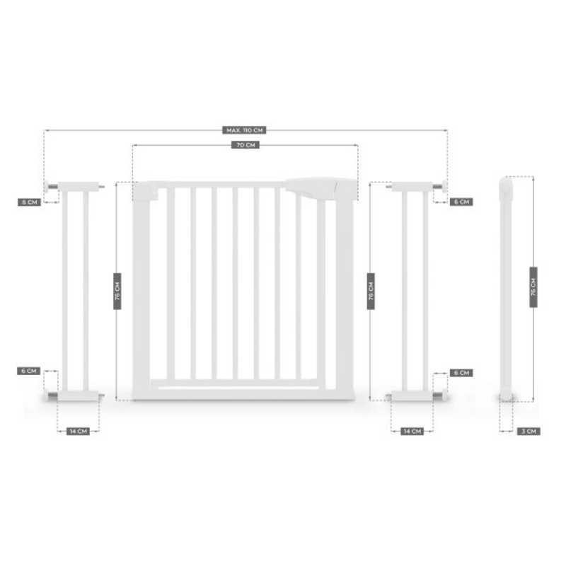 Ograda Tulano Guardian 3.5 Bela - 7905