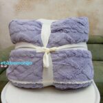 Plišano ćebe Venedik ljubičasto