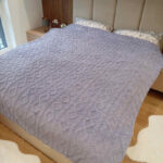 Plišano ćebe 200x200cm Venedik - Ljubičasto - Slika 2