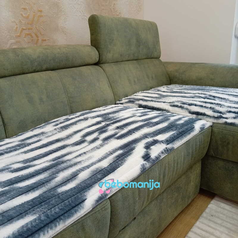 Set prekrivača Royal Tri dela Sivo beli