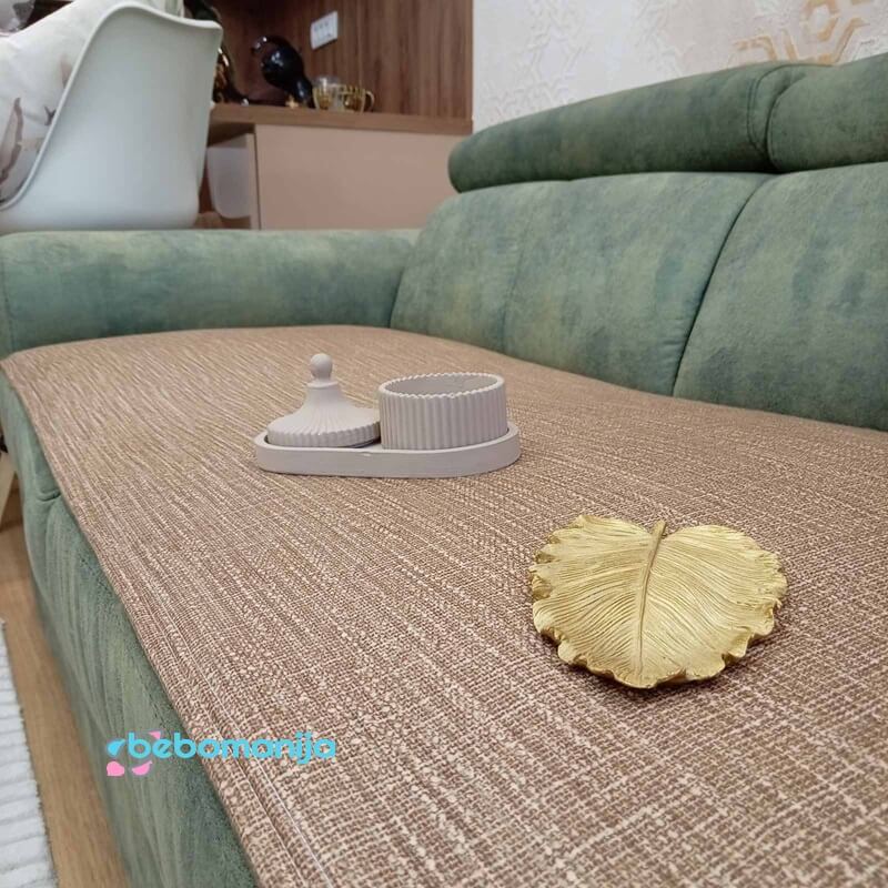 Prekrivači Sohio (Dva dela) svetlo braon