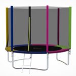 Trambolina Premium Stil Multicolor 305cm sa merdevinama i sigurnosnom mrežom - Slika 4