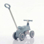 Dečija guralica "Dayou" sa metalnom ručkom i muzikom – Plava - Slika 4