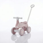 Dečija guralica "Dayou" sa metalnom ručkom i muzikom – Roze