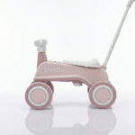 Dečija guralica "Dayou" sa metalnom ručkom i muzikom – Roze - Slika 2