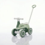 Dečija guralica "Dayou" sa metalnom ručkom i muzikom – Zelena