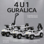 Guralica Džip 4u1 na akumulator - Bela, SM-26005B - Slika 2