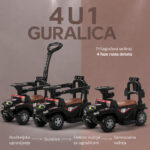 Guralica Džip 4u1 na akumulator - Crna, SM-26005CC - Slika 2