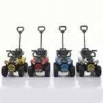 Dečija Guralica Kvad off-road 2u1 sa ručkom za guranje - Crveni - Slika 4