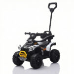 Dečija Guralica Kvad off-road 2u1 sa ručkom za guranje - Beli