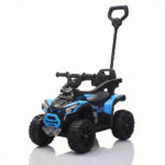 Dečija Guralica Kvad off-road 2u1 sa ručkom za guranje - Plavi