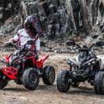 Can-Am 4×4 Renegade ATV Kvad sa mekim gumama - Crveni - Slika 2