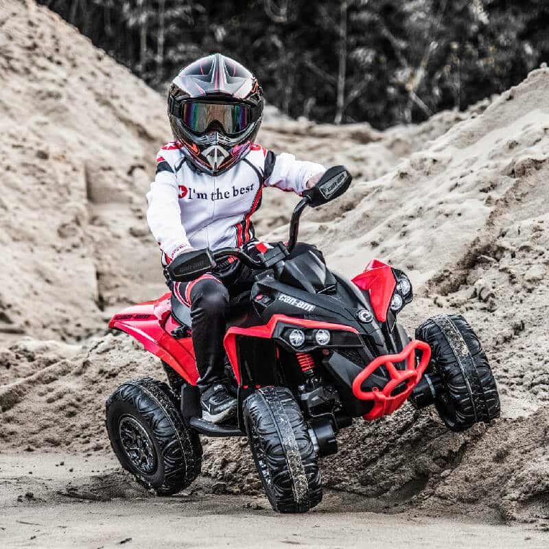 Can-Am 4×4 Renegade ATV Kvad sa mekim gumama - Crveni