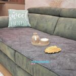 Prekrivači Cotex Kocka (Dva dela) Tamno sivi