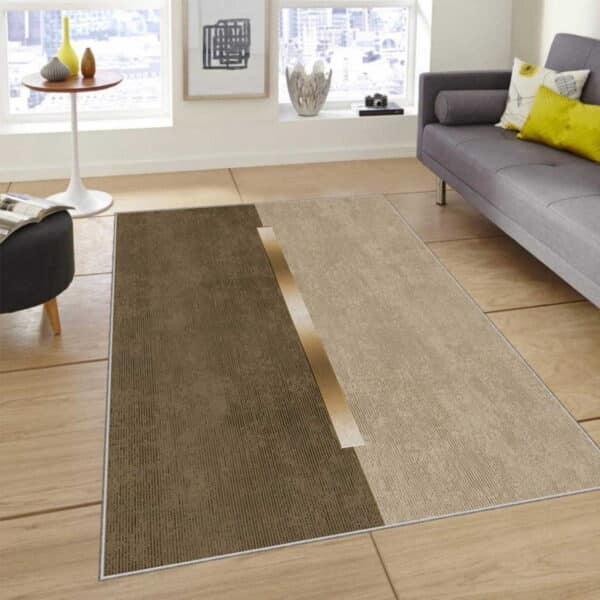 Tepih Zlatna linija braon - Tg-4176