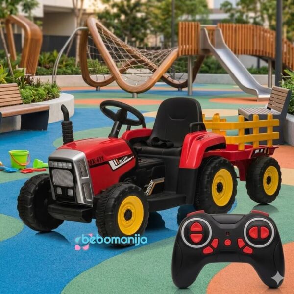 Traktor za decu PS crveni