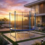 Profesionalna Trambolina 305cm (10ft) sa Unutrašnjom Mrežom i Merdevinama - 305nbd - Slika 2