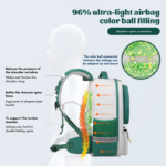 Dečiji ranac Ruipai  "Kids Comfort" Zeleni - Slika 5