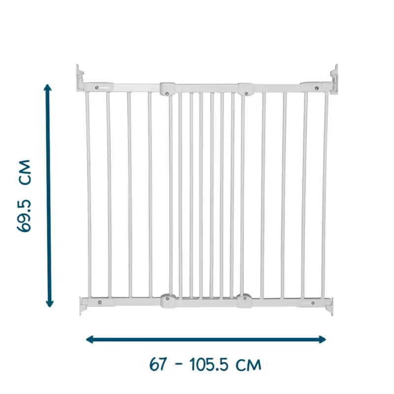 BabyDan FlexiFit ogradica bela SKU 20001