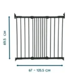 BabyDan FlexiFit ogradica crna SKU 20002