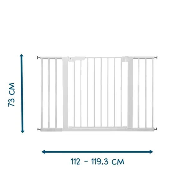 BabyDan Premier ogradica bela SKU 20008