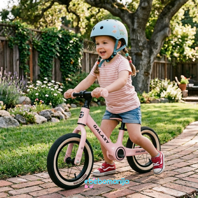 Balance bicikl 12" GALAXY EXPLORER rozi - 540116
