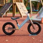 balans bike galaxy cooper svetlo plavo braon slikana u parku