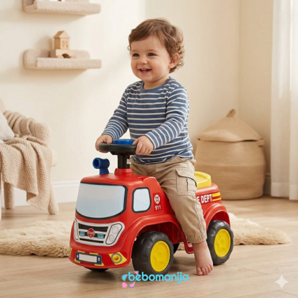 Dečija guralica - auto Crvena (317336c)