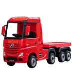 Mercedes ACTROS 4X4 sa prikolicom Crveni (Meke gume + meko sedište)