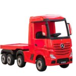 Mercedes ACTROS 4X4 sa prikolicom Crveni (Meke gume + meko sedište) - Slika 4