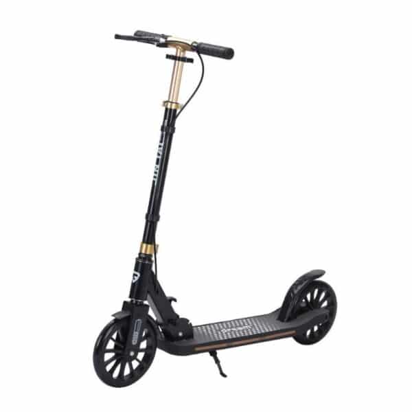 sklopivi trotinet sa dva točka tt-1005 crni slikan u parku