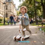 Trotinet 2u1 TT-1001 bela/braon - 540117