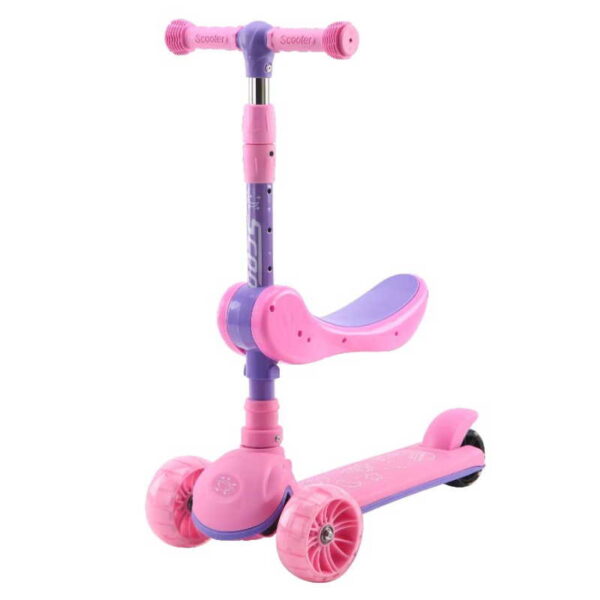 Trotinet 2u1 TT-1003 roza - 540129