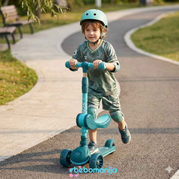 Trotinet 2u1 TT-1003 tirkiz - 540127