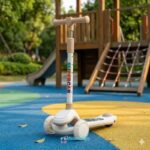 Trotinet dečiji sa 3 točka model TT-1002 bela/bež - 540121 - Slika 2