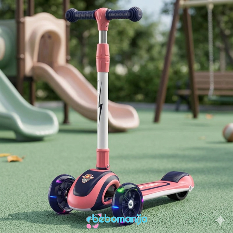 Trotinet TT-1004 roza/t. plava - 540131