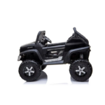 Džip Mercedes UNIMOG sa mekim gumama i kožnim sedištem - Crni (SM-25503C) - Slika 2
