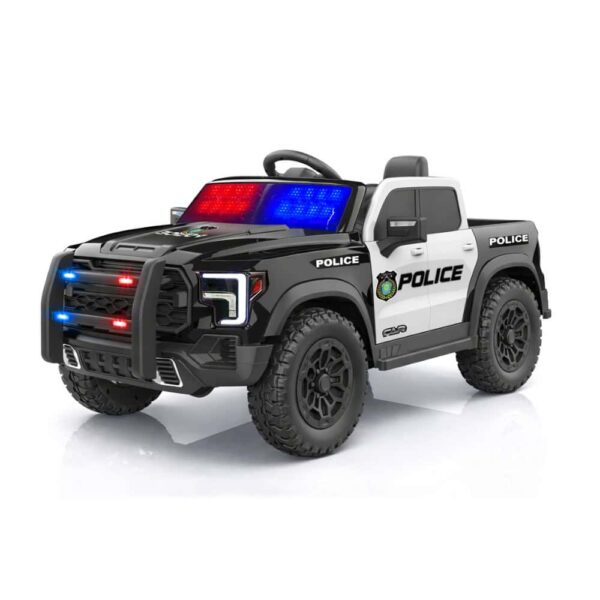 Dečiji Policijski Truck (12V) - Crni (SM-26202C)