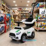 Auto guralica sa ručkom bela