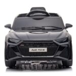 Audi RS6 Licencirani Crni - auto na akumulator za decu sa mekim gumama i mekim sedištem - slika 1