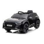Audi RS6 Licencirani Crni - auto na akumulator za decu sa mekim gumama i mekim sedištem - slika 4