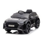 Audi RS6 Licencirani Crni - auto na akumulator za decu sa mekim gumama i mekim sedištem - slika 5