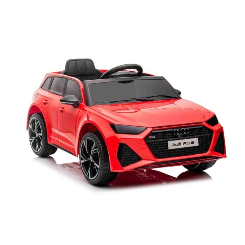 Audi RS6 Licencirani Crveni - auto na akumulator za decu sa mekim gumama i mekim sedištem - slika 2