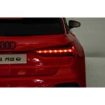 Audi RS6 Licencirani Crveni - auto na akumulator za decu sa mekim gumama i mekim sedištem - slika 7