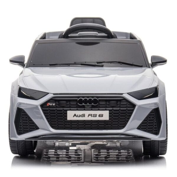 Audi RS6 Licencirani - Sivi auto na akumulator za decu - slika 1